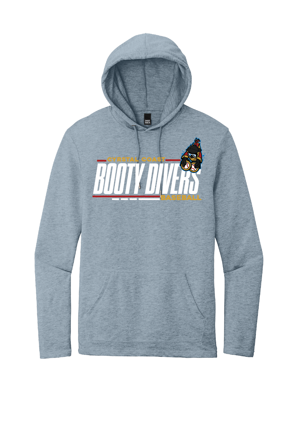 **NEW** BOOTY DIVERS BASEBALL HOODIE