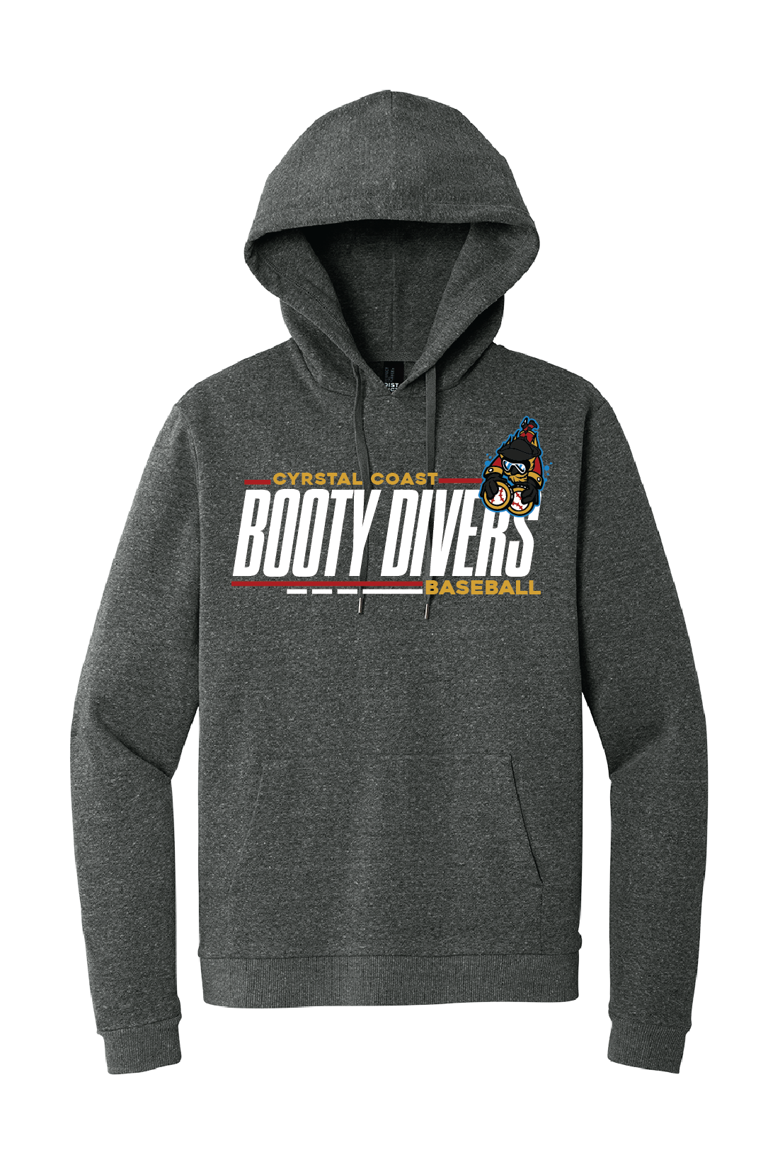 **NEW** BOOTY DIVERS BASEBALL HOODIE