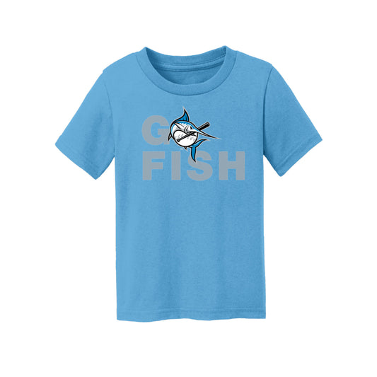 Marlins - 'Go Fish' Blue ADULT T-Shirt