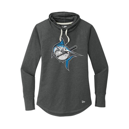 Marlins - Womens Gameday LS Hooded T